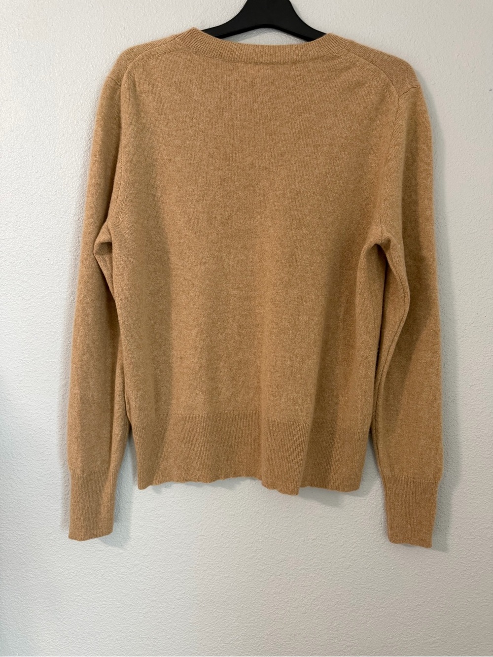 J.Crew 100% Cashmere Crewneck Sweater – Women’s Large – Camel Tan - Picture 3 of 10